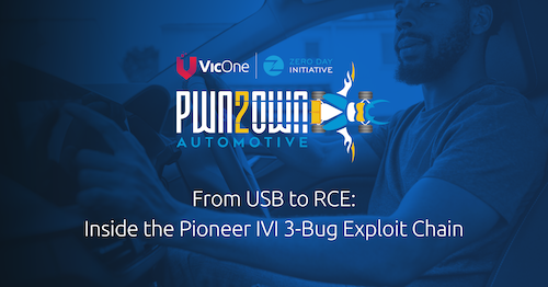 Breaking Down the Pioneer IVI System 3-Bug Exploit Chain From Pwn2Own Automotive 2024