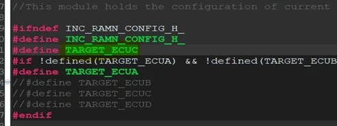 Figure 2. Configure target ECU