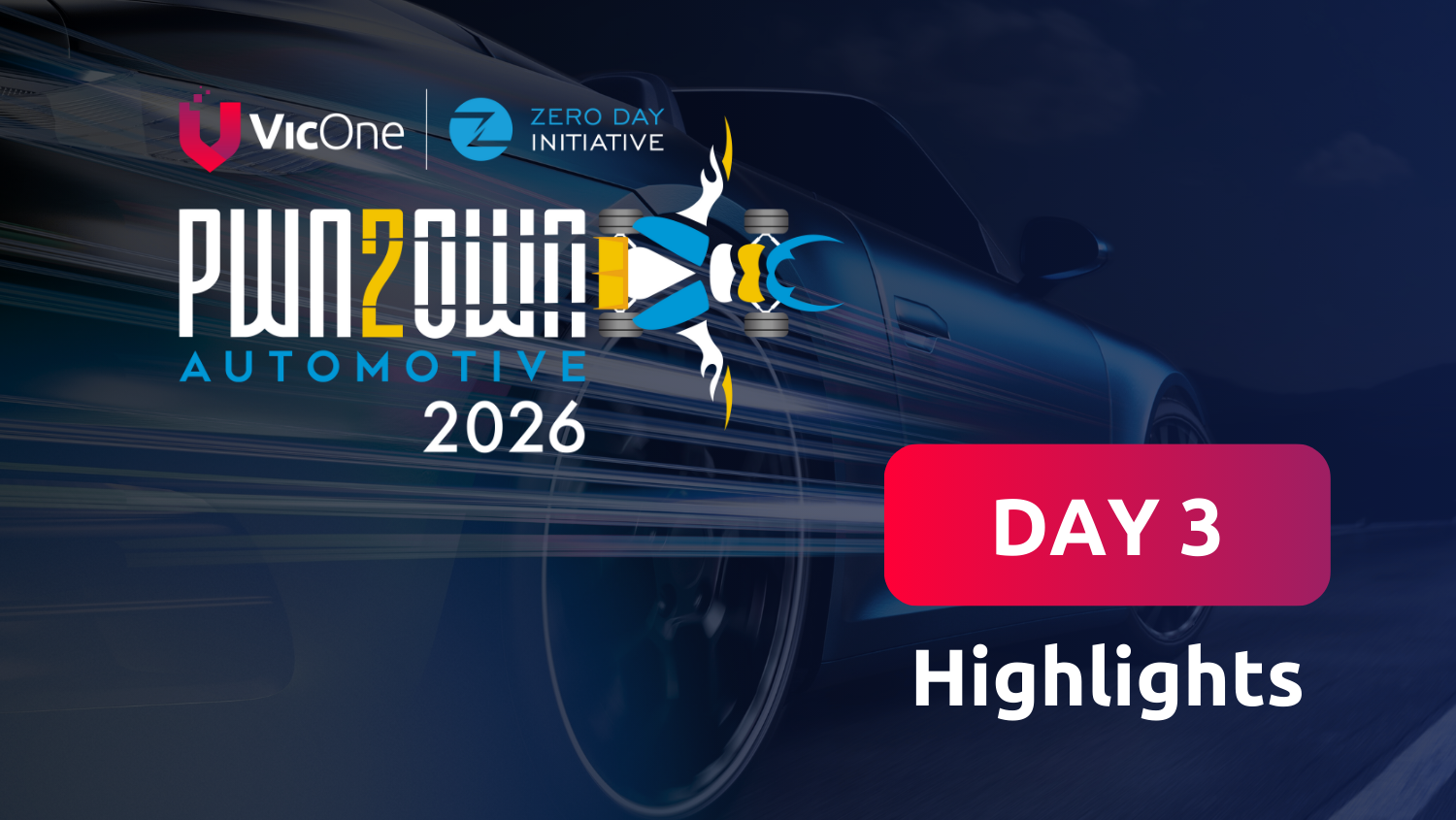 Watch the video below for a quick overview of the highlights from the third and final day of Pwn2Own Automotive 2026.