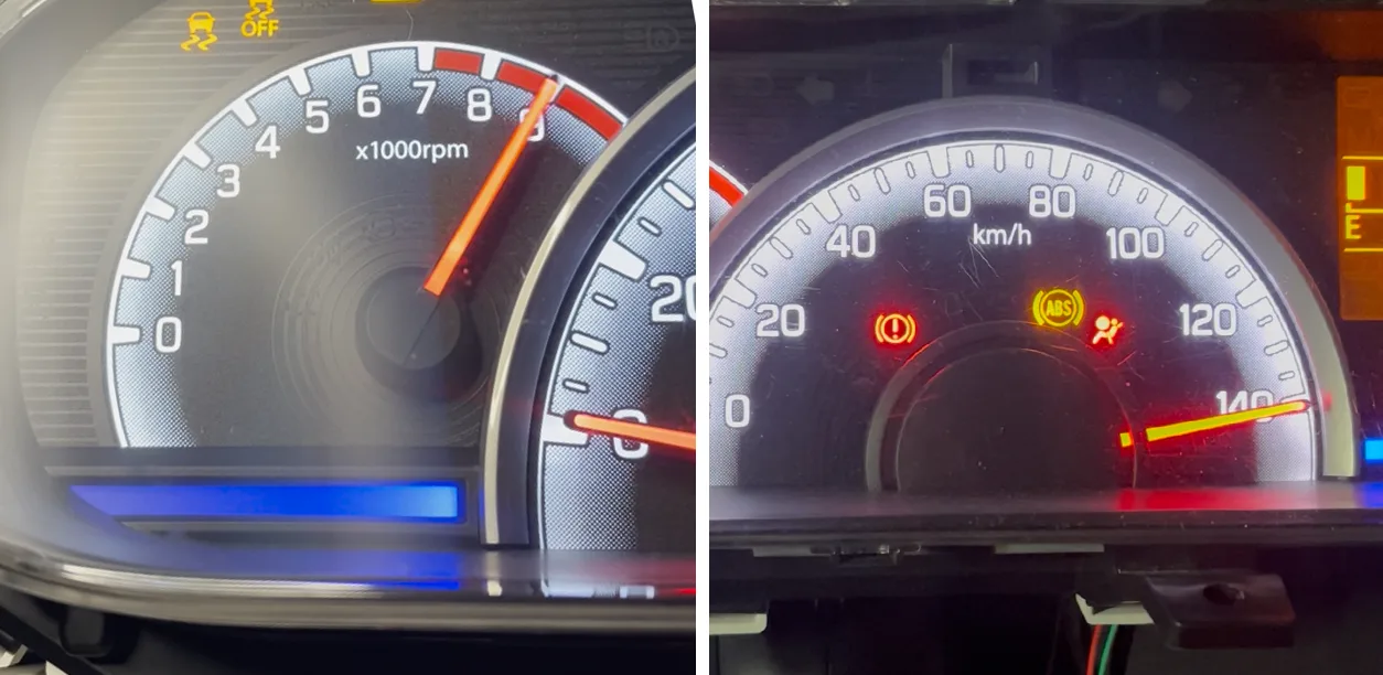 Figure 4. False indicators triggered solely via software injection, creating a hazardous distraction scenario. 